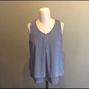 Montreal Blue Pinstripe Tank